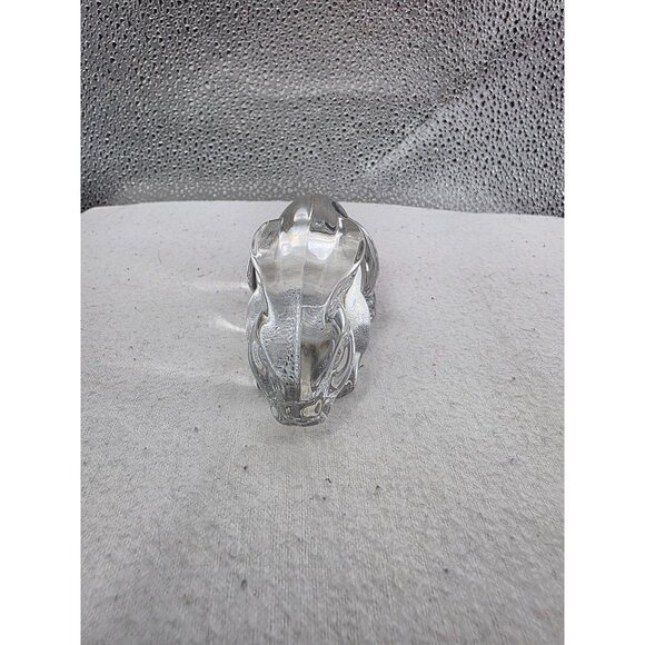 Princess House Clear Glass Rabbit Figurine 4 Inches Long - Picture 6 of 7